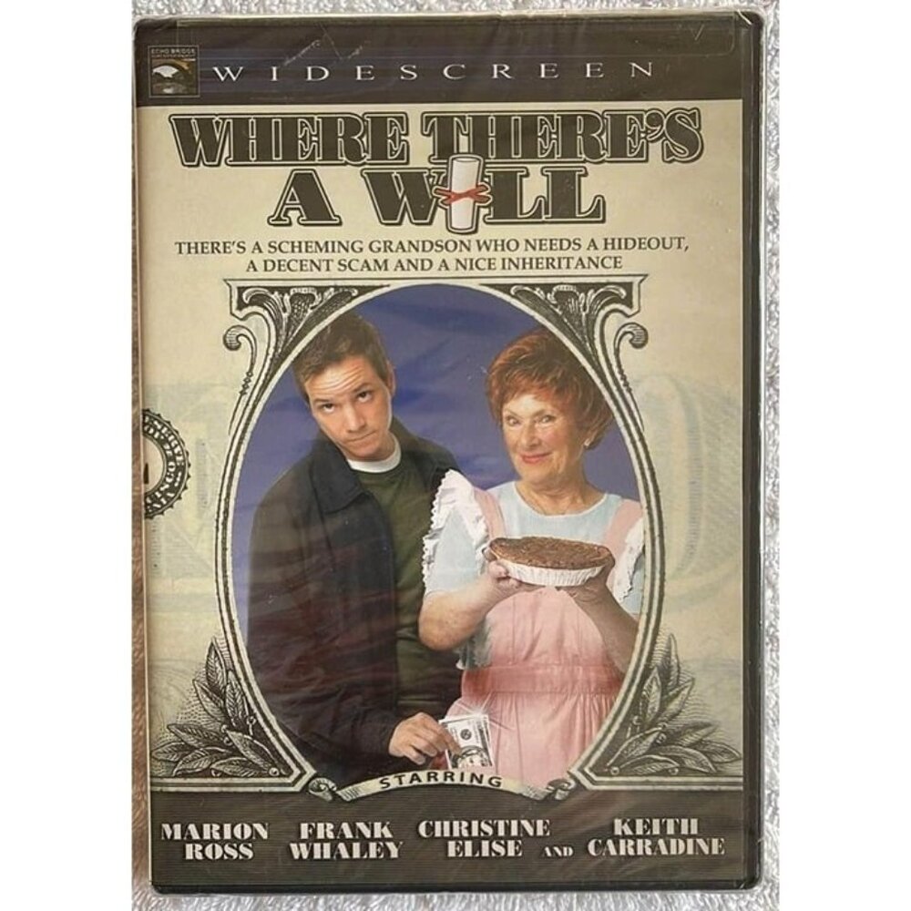 Where There's a Will - DVD, New - Keith Carradine, Frank Whaley, Marion Ross